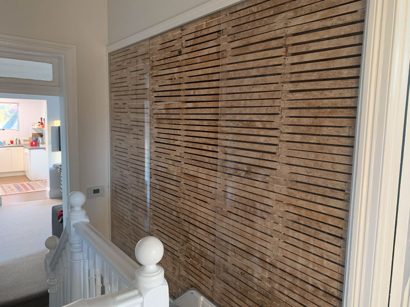 Lathe and plaster interior wall preservation by Olix Building